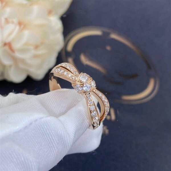Toxse Liens Pink Gold Diamond Ring - Image 4