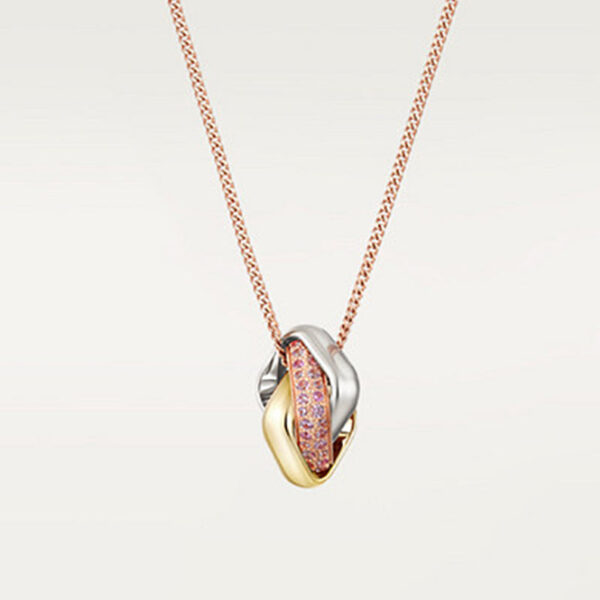 Toxse Trinity Pink Diamond Necklace