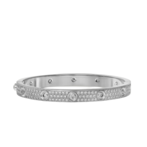 Toxse Diamond-paved 10 Big Diamonds Love Bracelet