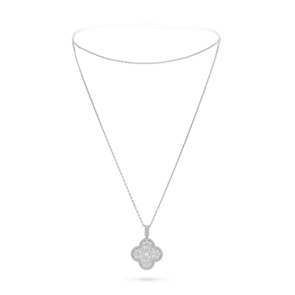 Toxse Magic Alhambra One Motifs Diamonds Clover Necklace