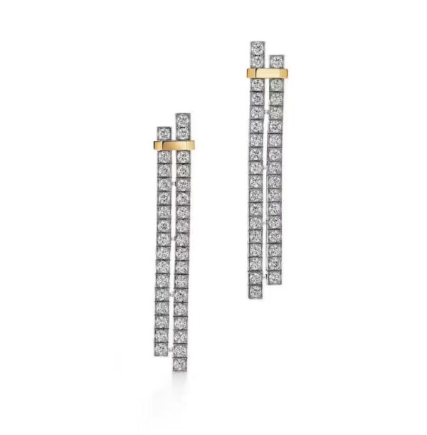 Toxse T Edge Drop Earrings
