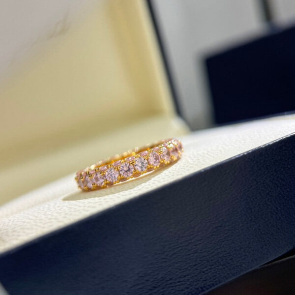 Toxse T Pink Crystal Ring - Image 3