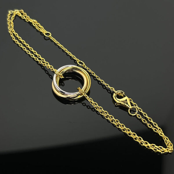 Toxse Baby Trinity Charm Bracelet Golden