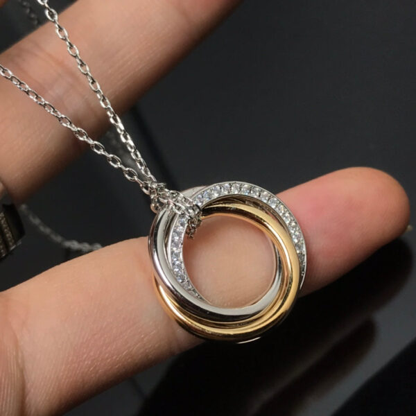 Toxse Trinity Diamonds Necklace - Image 5