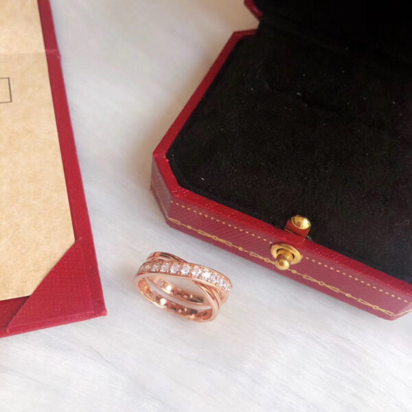 Toxse Etincelle Diamond Crossover Ring - Image 9