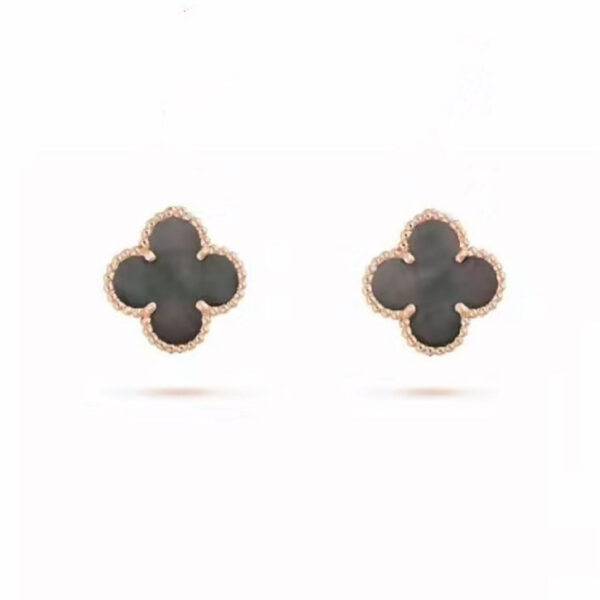 Toxse Vintage Alhambra Grey Earrings
