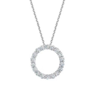 Toxse Circle Diamonds Necklace