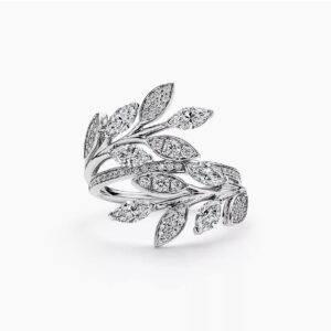 Toxse Victoria Diamond Vine Bypass Ring