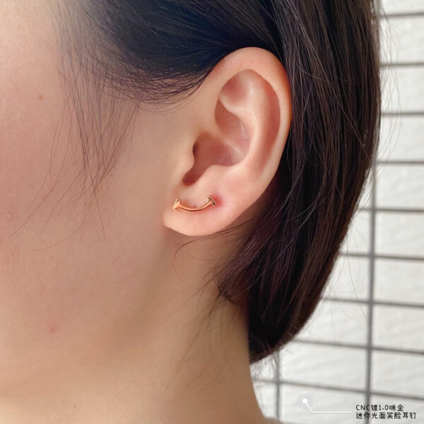 Toxse T Smile Earrings - Image 2