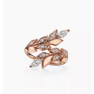 Toxse Vine Bypass Diamond Ring