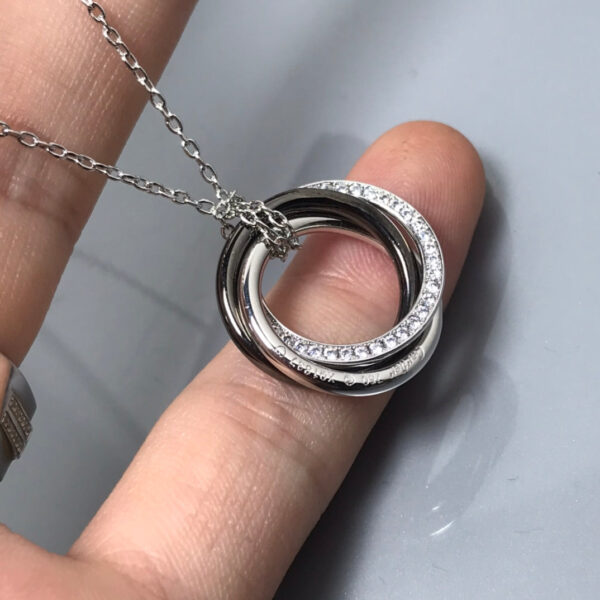 Toxse Trinity Diamonds Necklace - Image 2