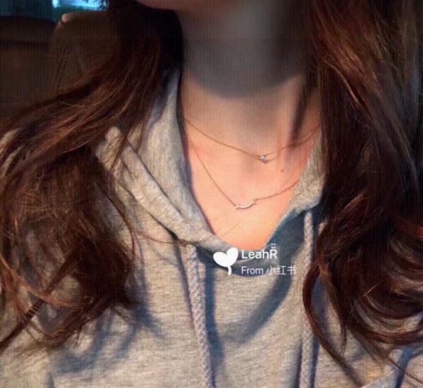 Toxse T Small Diamond Pendant Necklace - Image 3