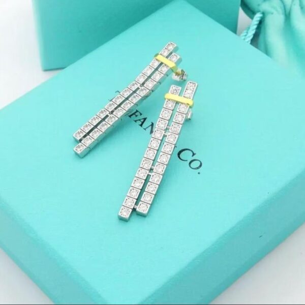 Toxse T Edge Drop Earrings - Image 3