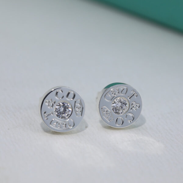 Toxse 1837 Diamond Stud Circle Earrings