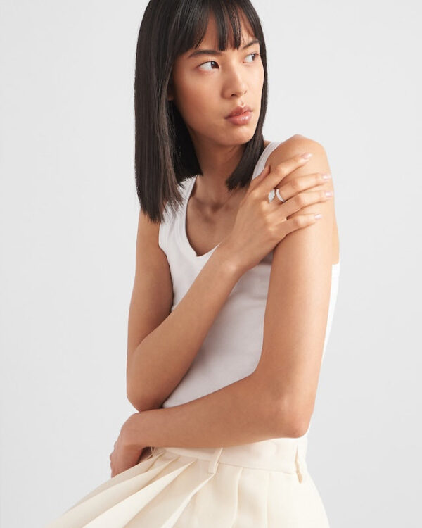 Toxse White Gold Eternal Snake Ring - Image 5