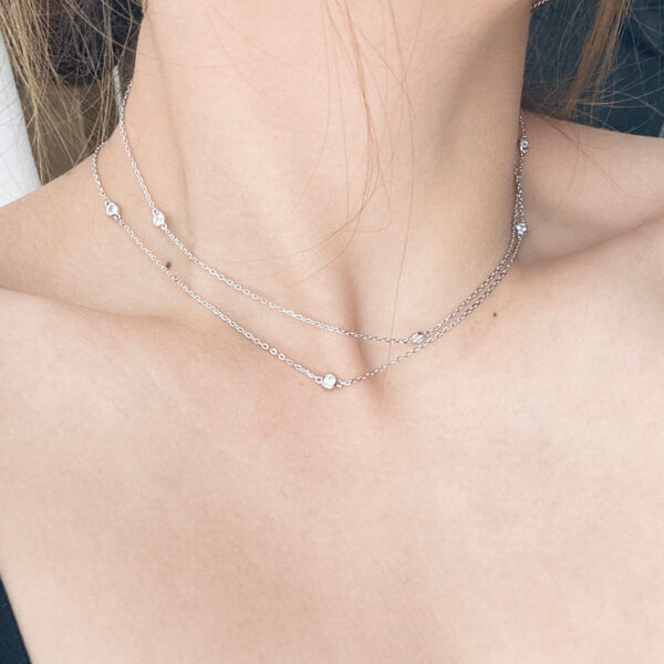Toxse Elsa Peretti Diamonds By The Yard Necklace - Image 2