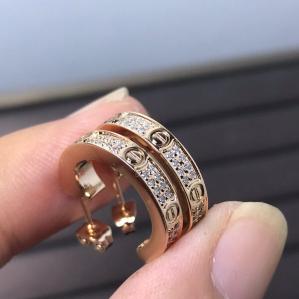 Toxse Love Pave Diamonds Earrings - Image 2