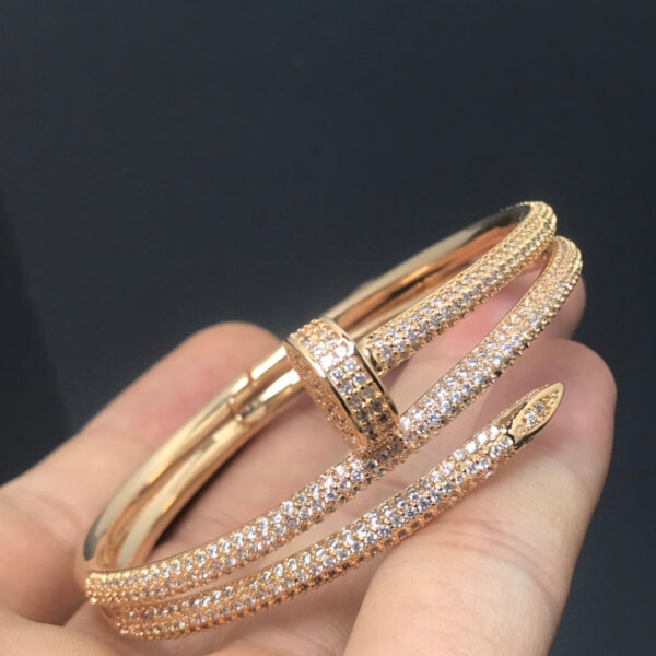 Toxse Juste Un Clou Full Diamonds Bangle Bracelet - Image 5