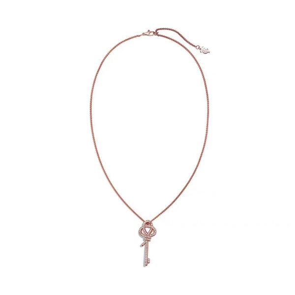 Toxse Keys Woven Diamonds Large Necklace