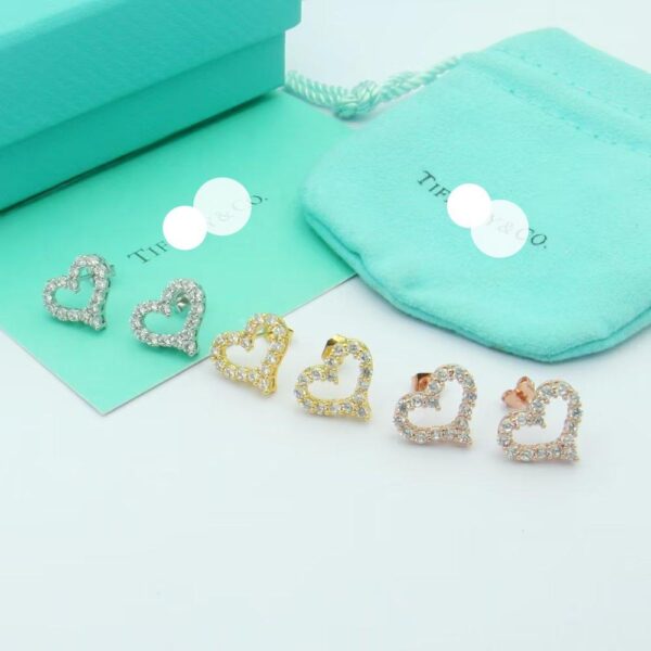 Toxse Heart Diamonds Earrings - Image 6