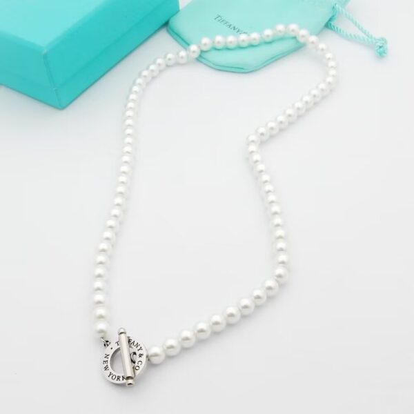 Toxse Tag Beads Toggle Clasp Necklace - Image 3