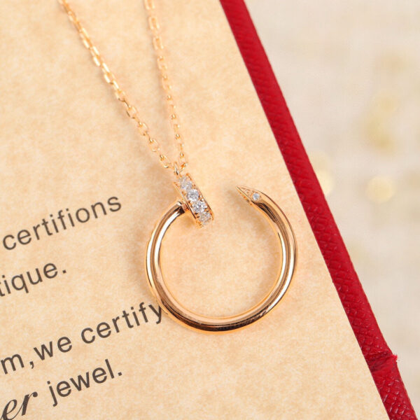 Toxse Juste Un Clou Plain Round Diamonds Necklace - Image 12