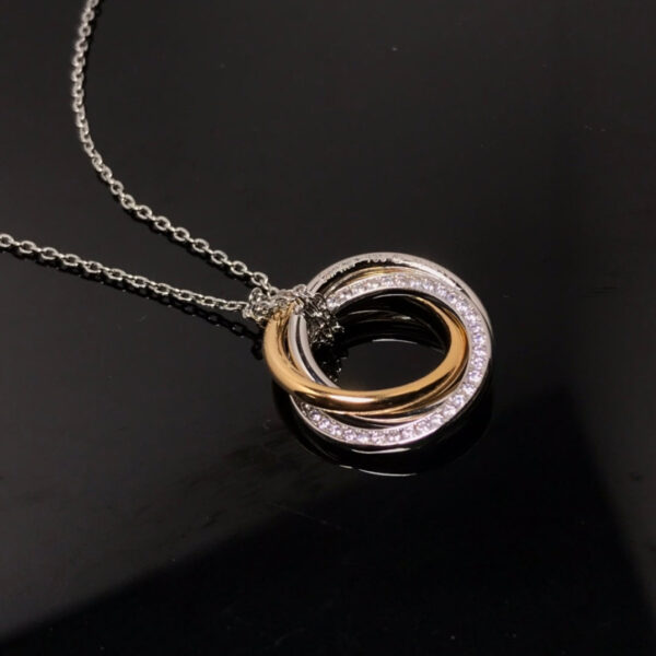 Toxse Trinity Diamonds Necklace - Image 8