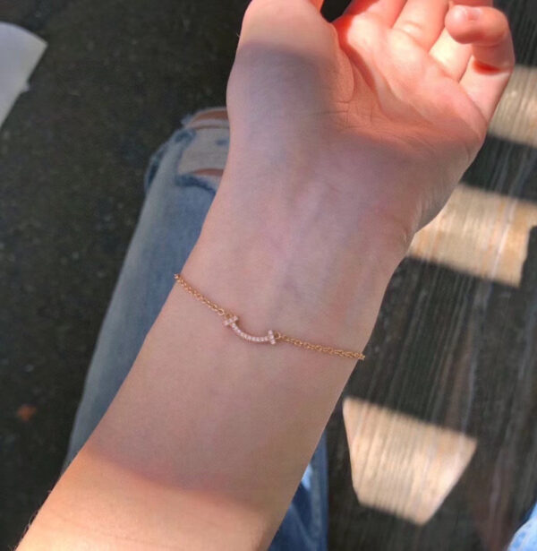 Toxse T Smile Diamond Bracelet - Image 5