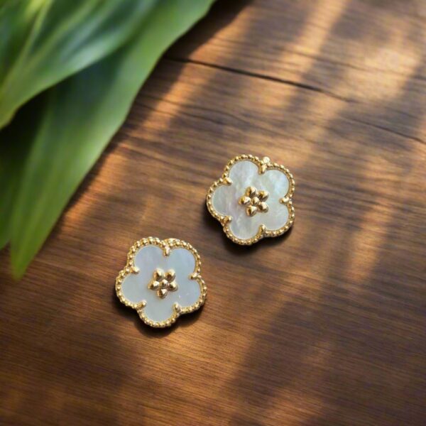 Toxse Lucky Spring Plum Blossom Earrings - Image 2
