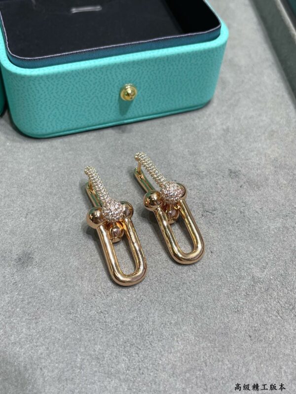 Toxse HardWear Large Link Pave Diamonds Earrings - Image 12