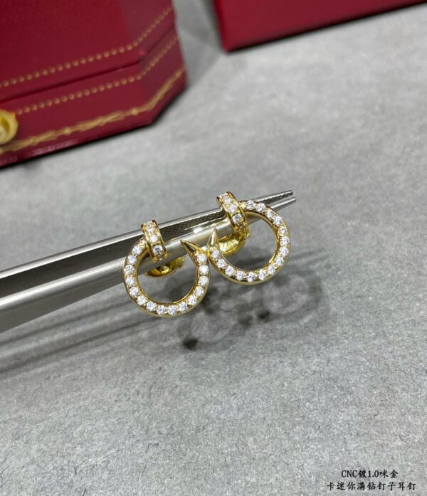 Toxse Juste Un Clou Small Diamond Earrings - Image 5