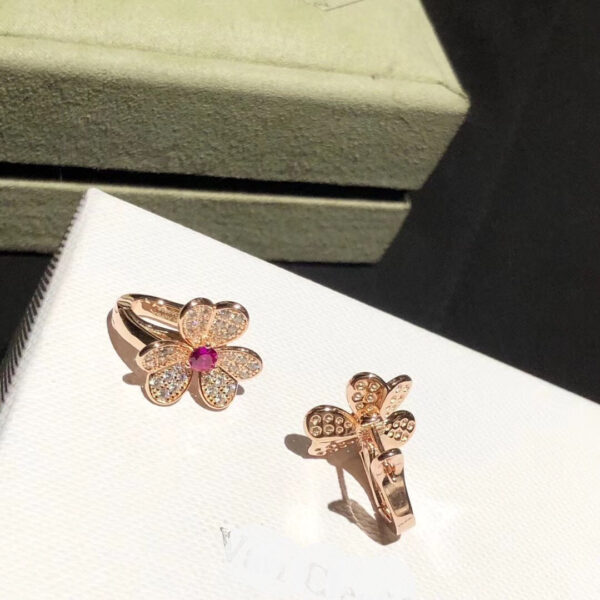 Toxse Frivole Pink Sapphire Earrings - Image 8