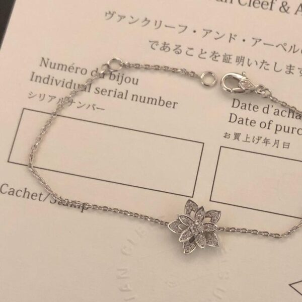Toxse Lotus Openwork Pendant Bracelet - Image 3