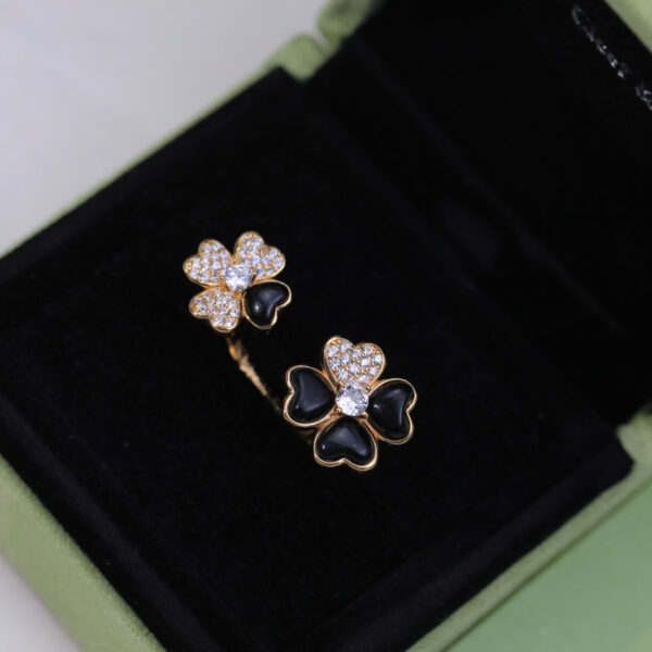 Toxse Cosmos Between The Finger Diamond Black Ring - Image 7