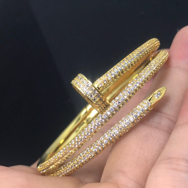 Toxse Juste Un Clou Full Diamonds Bangle Bracelet - Image 6