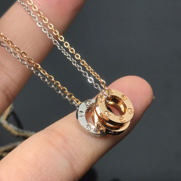 Toxse Love 6 Diamonds Necklace - Image 3