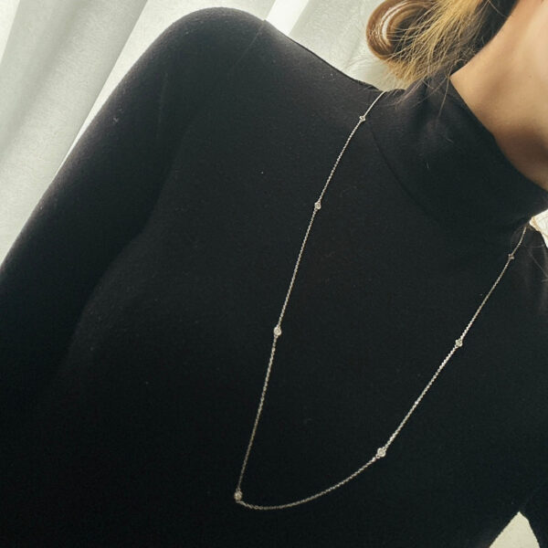 Toxse Elsa Peretti Diamonds By The Yard Necklace - Image 4