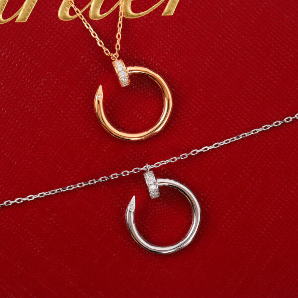 Toxse Juste Un Clou Plain Round Diamonds Necklace - Image 13