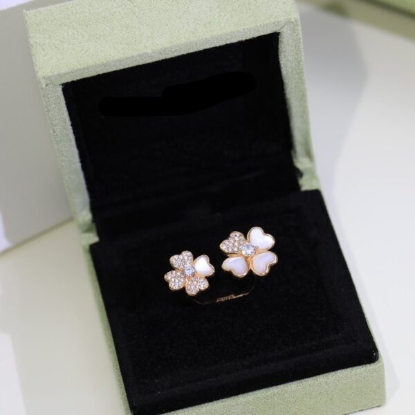 Toxse Cosmos Diamond Rose Gold Between The Finger Diamond Ring - Image 6