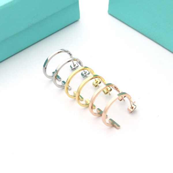 Toxse T Hoop Earrings - Image 8