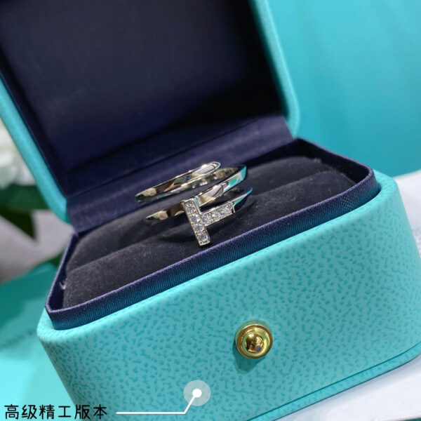 Toxse T Diamond Square Wrap Ring - Image 6