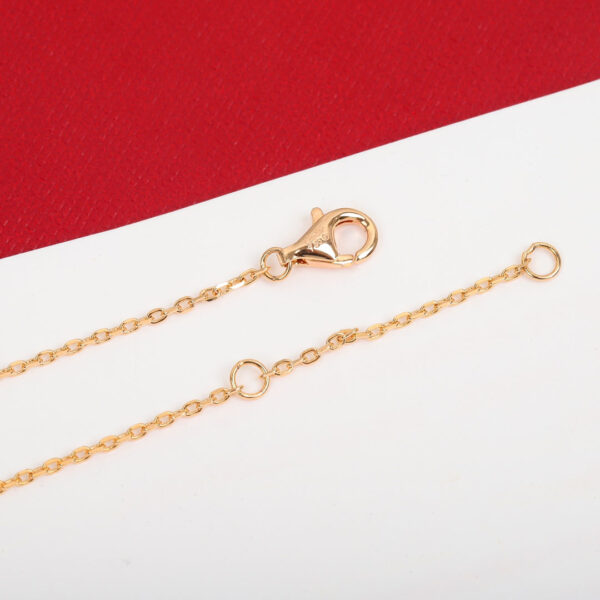 Toxse Trinity Plain Circle Necklace - Image 6