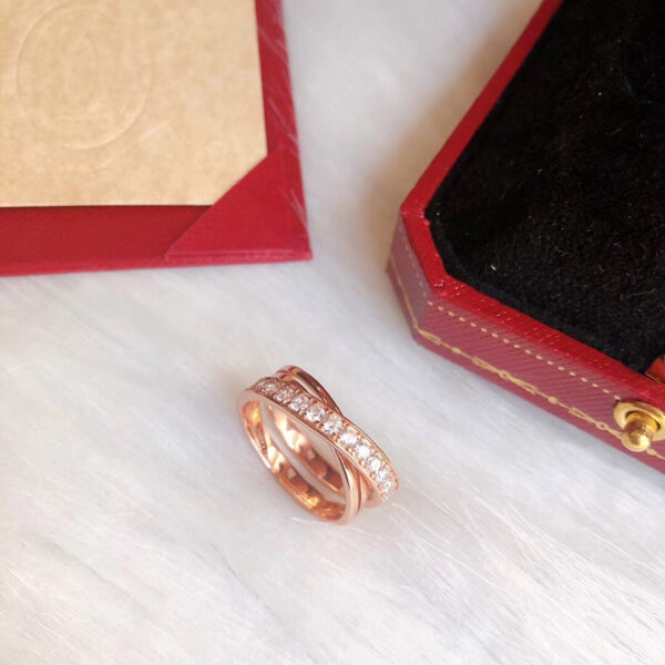 Toxse Etincelle Diamond Crossover Ring - Image 11