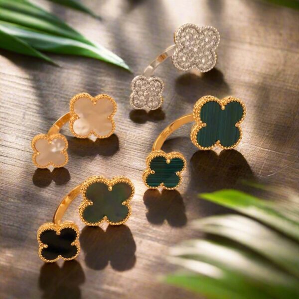 Toxse Magic Alhambra Clover Between The Finger Ring - Image 6