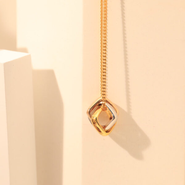 Toxse Trinity Cushion Necklace - Image 6