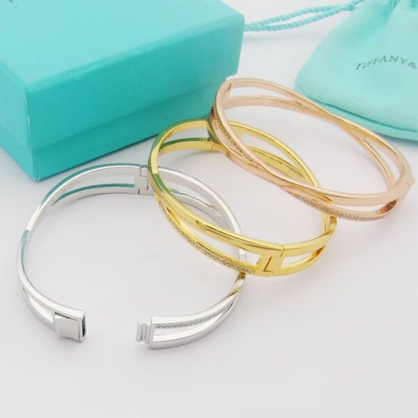 Toxse Atlas X Narrow Hinged Bangle Bracelet - Image 6
