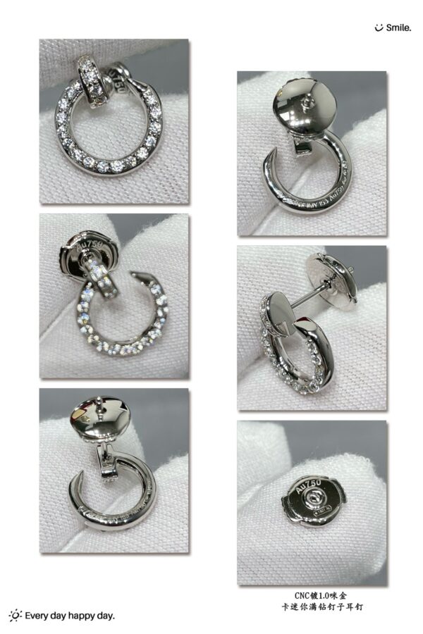 Toxse Juste Un Clou Small Diamond Earrings - Image 7