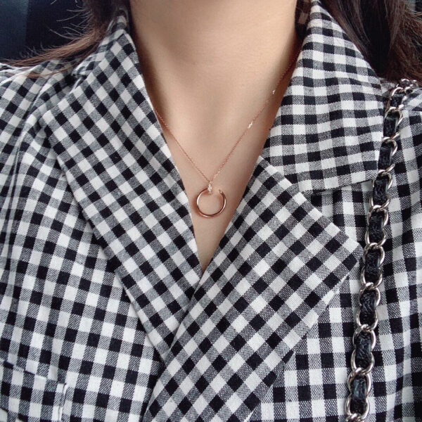 Toxse Juste Un Clou Plain Round Diamonds Necklace - Image 14