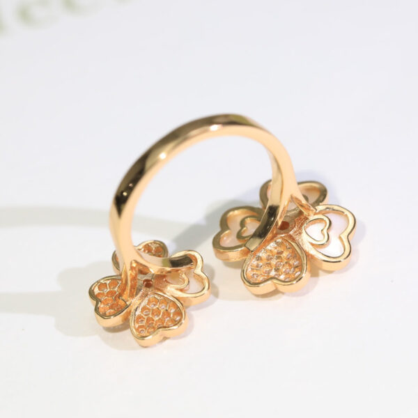 Toxse Cosmos Diamond Rose Gold Between The Finger Diamond Ring - Image 7
