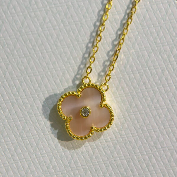 Toxse Sweet Alhambra Pink Clover Necklace - Image 5